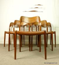 Niels Moller Rosewood Chairs - Model 71