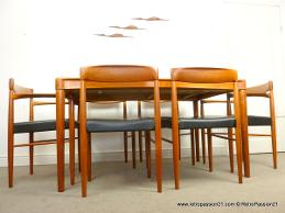 H. W. Klein for Bramin Teak Dining Set