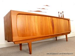 Pedersen Tambour Door Credenza