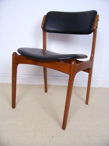 erik buck teak chairs