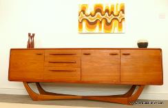 Mid Century Furniture Danish Modern Teak and Rosewood