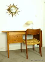 Danish Teak Desk by Tibergaard