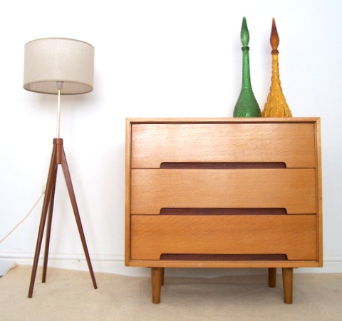 JOHN & SYLVIA REID STAG chest of drawers