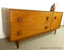 Teak dresser vanity kofod larsen