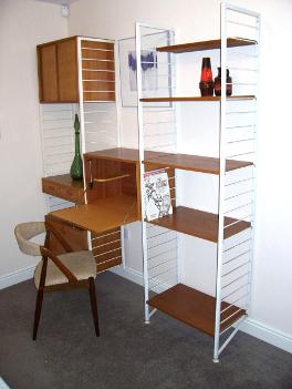 mid century shelving unit