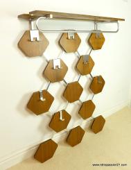 Mid century coat rack