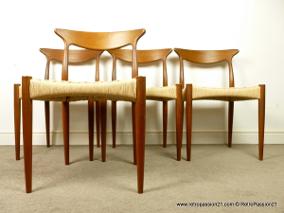 Mogens Kold Teak Chairs